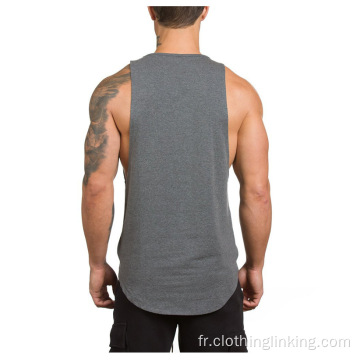 Soild Color Bodybuilding Casual pour homme